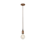 Sospensione Contemporanea Adjustable Acciaio Rame Alluminio 1 Luce E27