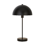 Lampada Da Scrivania Contemporanea Mushroom Acciaio Nero 1 Luce E14