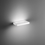 Applique Contemporanea Floor Alluminio Bianco Led Integrato 18W