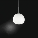 Lampadario Contemporaneo Axis Cromo 1 Luce