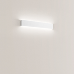 Applique In Metallo Moderna Way Bianco Led 61Cm