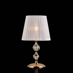 Lumetto Classico Ruben Cristallo Oro 1 Luce E14