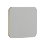 Applique Moderna Malta Pietra - Cemento - Gesso Bianco Led 9W 3000K