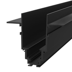 Binario Da Incasso Moderno Busbar Trunkings S35 Alluminio Nero 2M