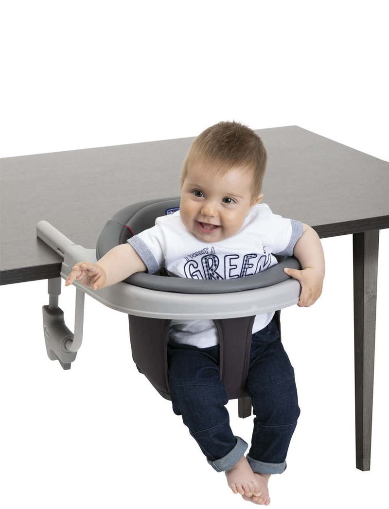 Chicco-00087057850000-seggiolone-Sedia-da-tavolo-per-bambino-da-aggancio-Seduta-imbottita-Grigio