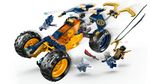 LEGO-NINJAGO-71811-Buggy-Fuoristrada-Ninja-di-Arin-Giochi-per-Bambini-7--Anni-Macchina-Giocattolo-con-Drago-e-4-Minifigure