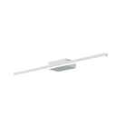 Applique Moderna Line Metallo Bianco Diffusore Acrilico Bianco Led 6W Nat 50Cm