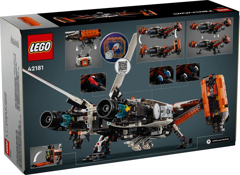 LEGO-Technic-42181-Astronave-Heavy-Cargo-VTOL-LT81-Giochi-per-Bambini-10--Aereo-Spaziele-Giocattolo-da-Costruire-con-Funzioni