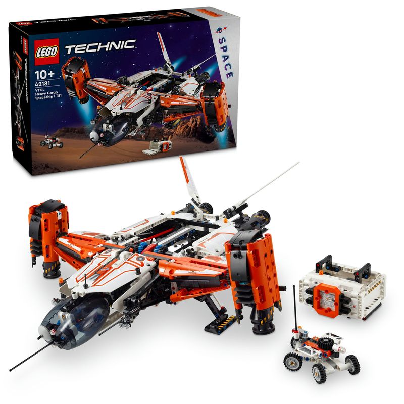 LEGO-Technic-42181-Astronave-Heavy-Cargo-VTOL-LT81-Giochi-per-Bambini-10--Aereo-Spaziele-Giocattolo-da-Costruire-con-Funzioni