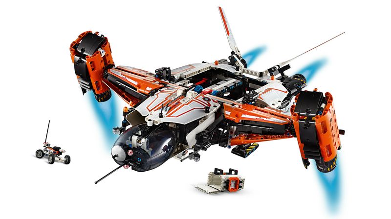 LEGO-Technic-42181-Astronave-Heavy-Cargo-VTOL-LT81-Giochi-per-Bambini-10--Aereo-Spaziele-Giocattolo-da-Costruire-con-Funzioni