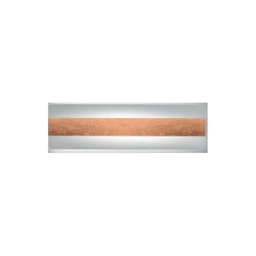 Applique Contemporanea Doup Metallo Foglia Rame Led 43W