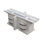 Connettore 2 Binari Plastica Colore Bianco