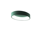 Sospensione Contemporanea Aurora Metallo Verde Bosco Led 36W