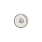 Plafoniera Contemporanea Loop Metallo Foglia Argento Led 30W