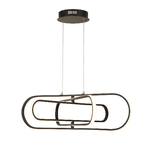 Lampadario Moderno Clip Acciaio Bianco Nero Led 52,44W 3000 - 4500 - 6500K