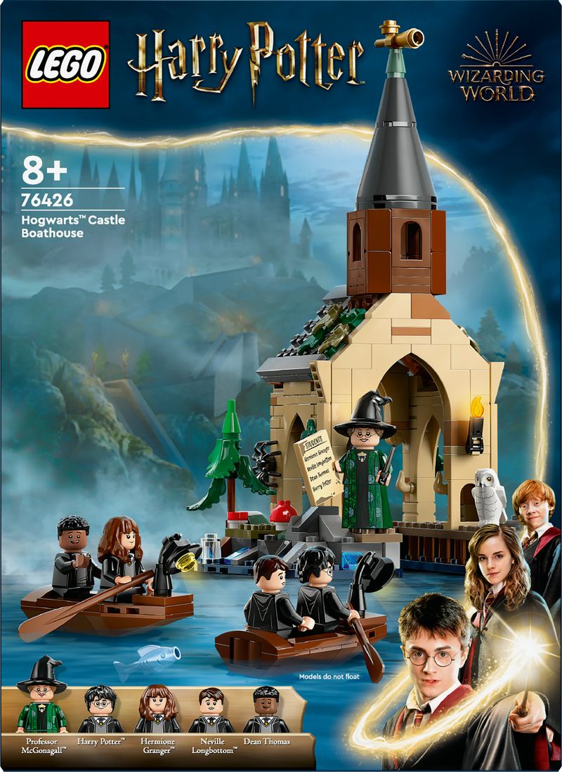 LEGO-Harry-Potter-76426-La-Rimessa-per-le-Barche-del-Castello-di-Hogwarts-Gioco-per-Bambini-di-8--Anni-con-5-Minifigure