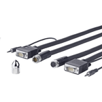 Vivolink PROVGASCW15 cavo VGA 15 m VGA [D-Sub] Nero (Pro VGA + Audio Cross Wall 15M - . - Warranty: 144M)