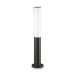 Paletto Contemporaneo Etere Alluminio Nero Led Integrato 9,5W 3000K Ip44