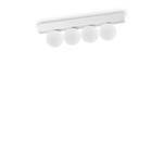 Ideal Lux Plafoniera Contemporanea Ping Pong Metallo Bianco Led Integrato 12W 3000K Ip20