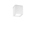 Plafoniera Moderna Techo Metallo Bianco 1 Luce Gu10 Small