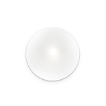 Applique Moderna Smarties Vetro Bianco 1 Luce G9 3W 3000K Luce Calda