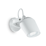 Applique Moderna Elio Materie Plastiche Bianco 1 Luce Gu10