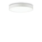 Ideal Lux Plafoniera Moderna Halo Alluminio Bianco Led 32W 4000K Luce Naturale