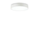 Plafoniera Moderna Halo Alluminio Bianco Led 26W 3000K Luce Calda