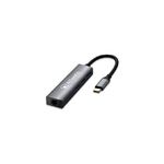 Atlantis Land A04-TC_LAN+HB replicatore di porte e docking station per laptop USB 3.2 Gen 1 (3.1 Gen 1) Type-C Nero