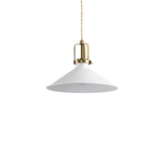 Ideal Lux Sospensione Industrial-Minimal Eris-3 Metallo Bianco 1 Luce E27