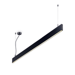 Sospensione Modulare Moderna Linus Alluminio Nero Led 32W 3000K Luce Calda