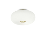 Plafoniera Moderna Arizona Vetro Bianco 5 Luci Gx53 9W 3000K Luce Calda