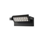 Exclusive Light Applique Moderna Esterno Corner Alluminio Nero Led 18W