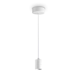 Lampadari E Sospensioni Set Metallo Bianco 1 Luce E27