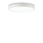 Plafoniera Moderna Halo Alluminio Bianco Led 46W 4000K Luce Naturale