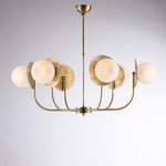 Bonetti Illumina Lampadario Contemporaneo Selene Bronzo 6 Luci E14