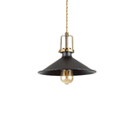 Ideal Lux Sospensione Industrial-Minimal Eris-3 Metallo Nero 1 Luce E27