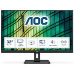 AOC E2 U32E2N LED display 80 cm (31.5") 3840 x 2160 Pixel 4K Ultra HD Nero