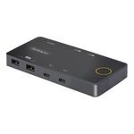 StarTech.com C2-H46-UC2-PD-KVM switch per keyboard-video-mouse (kvm) Nero