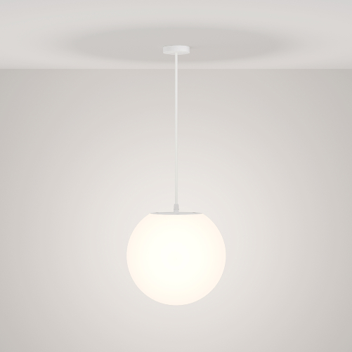 Lampada A Soffitto Moderna Per Esterno Plastica Bianco 1 Luce E27 30W Ip54