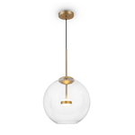 Maytoni Lampadario A Sospensione Moderno Cometa Metallo Oro Vetro 1 Luce Led 12W