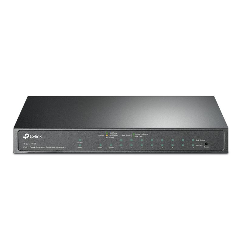 TP-Link-TL-SG1210MPE-switch-di-rete-Gestito-L2-Gigabit-Ethernet--10-100-1000--Supporto-Power-over-Ethernet--PoE--Nero