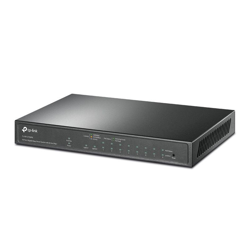 TP-Link-TL-SG1210MPE-switch-di-rete-Gestito-L2-Gigabit-Ethernet--10-100-1000--Supporto-Power-over-Ethernet--PoE--Nero