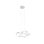 Exclusive Light Sospensione Contemporanea Flower Metallo Bianco Led 52W