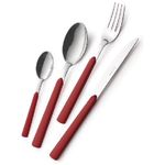 Eme Posaterie BARF24FA/11 set di posate 24 pz Rosso