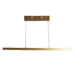 Lampadario Moderno Layla Acciaio Oro Alluminio Led 29W 2700-3000-4000K