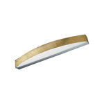 Applique Contemporanea Band Metallo Foglia Oro Led 28W