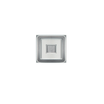 Plafoniera Contemporanea Halò Metallo Grigio Perla Led 46W