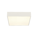 Plafoniera Contemporanea Zeus Alluminio Bianco Policarbonato Led 16W 3000K