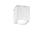 Plafoniera Moderna Techo Metallo Bianco 1 Luce Gu10 Big